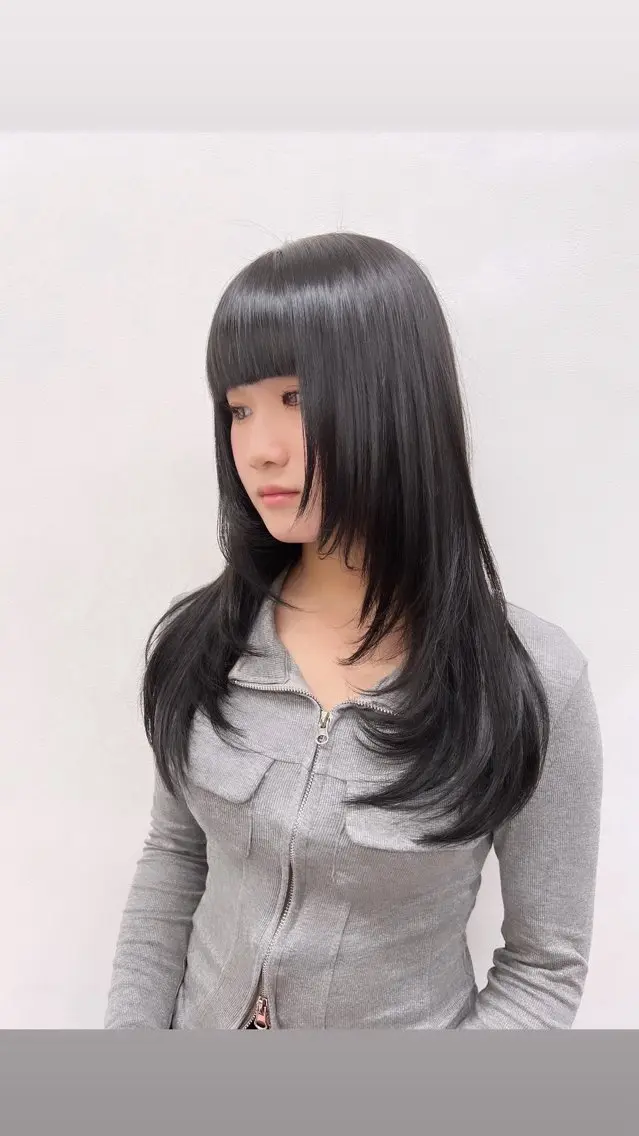 ロング カラー パーマ ヘアアレンジ メンズ 上品＆韓国風 🥀海心🥀のヘアスタイル