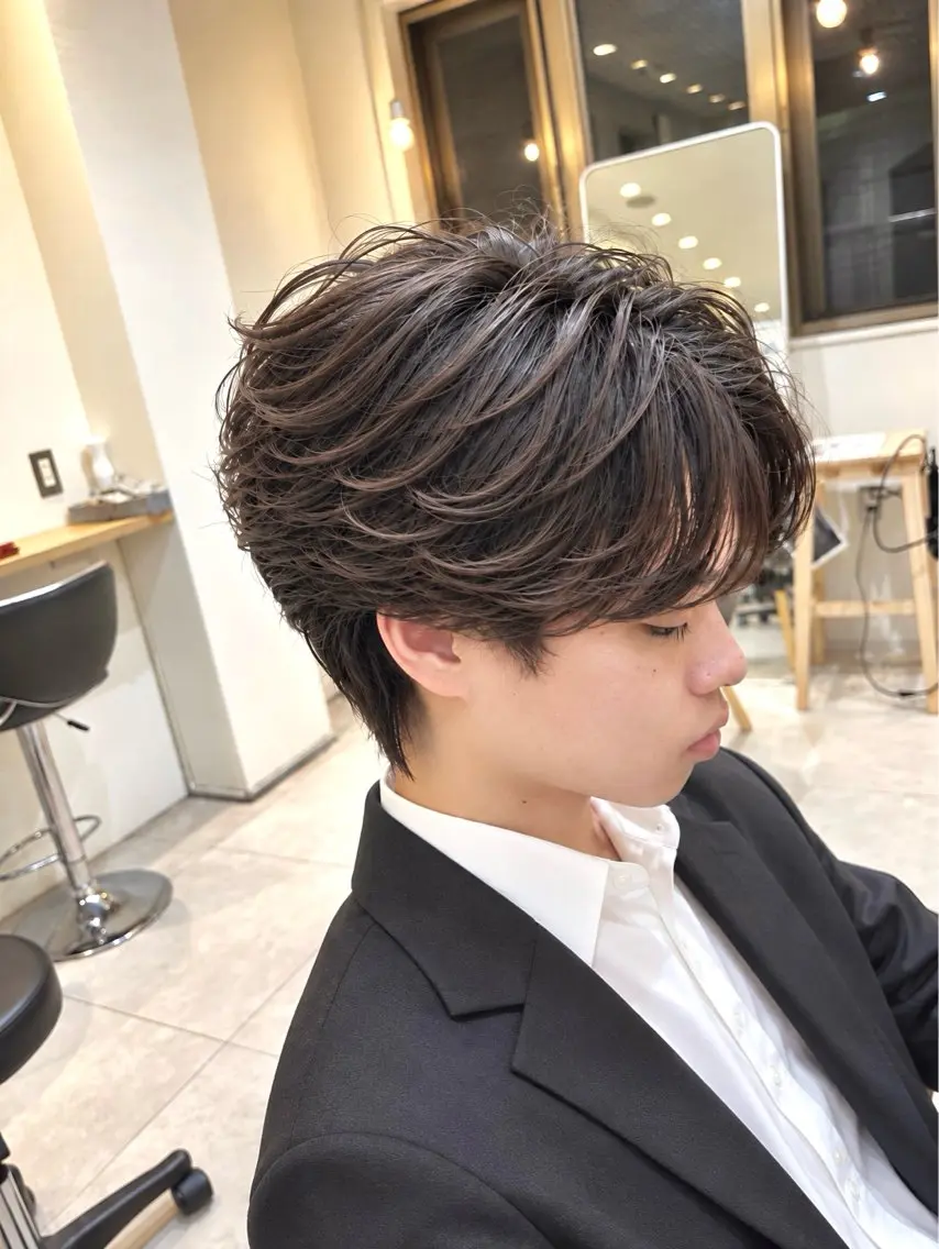 ショート メンズ支持数No.1 👑リュウ👑のヘアスタイル