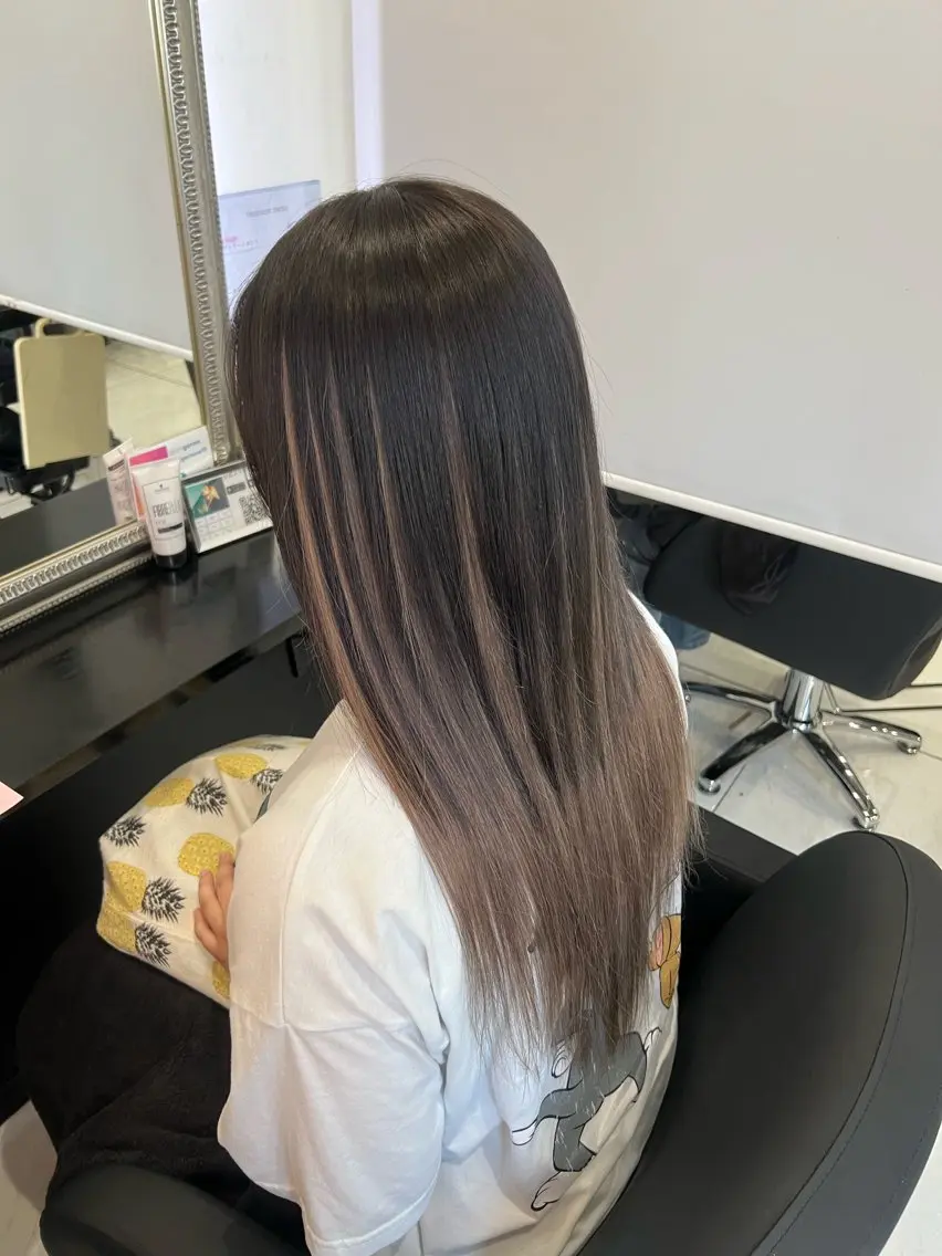ロング プルエクステ エクステ エクステ YUDU🍊 germe/ジェルムのヘアスタイル