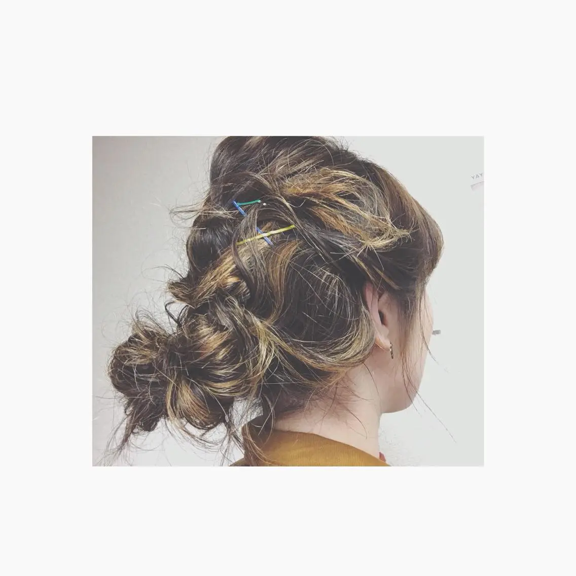 ロング パーマ ヘアアレンジ くるくるパーマ aikoのヘアスタイル
