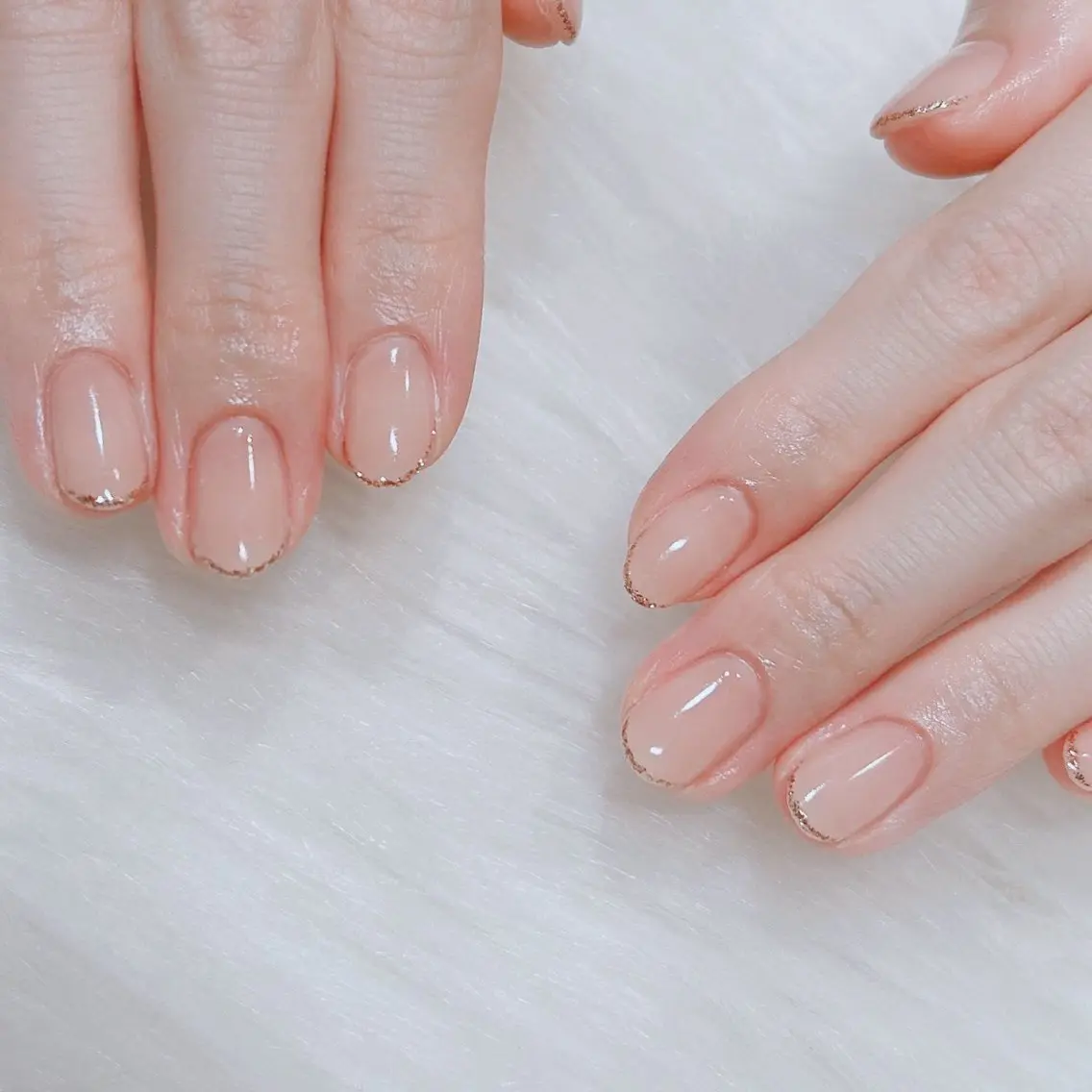 ネイル ラメ(グリッター) オフィスネイル Lily仙台♡ KAORIのネイルデザイン