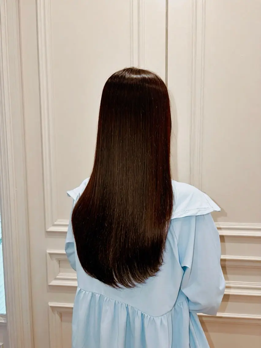 ロング トリートメント ヘアカラー トリートメント 中島 美里のヘアスタイル