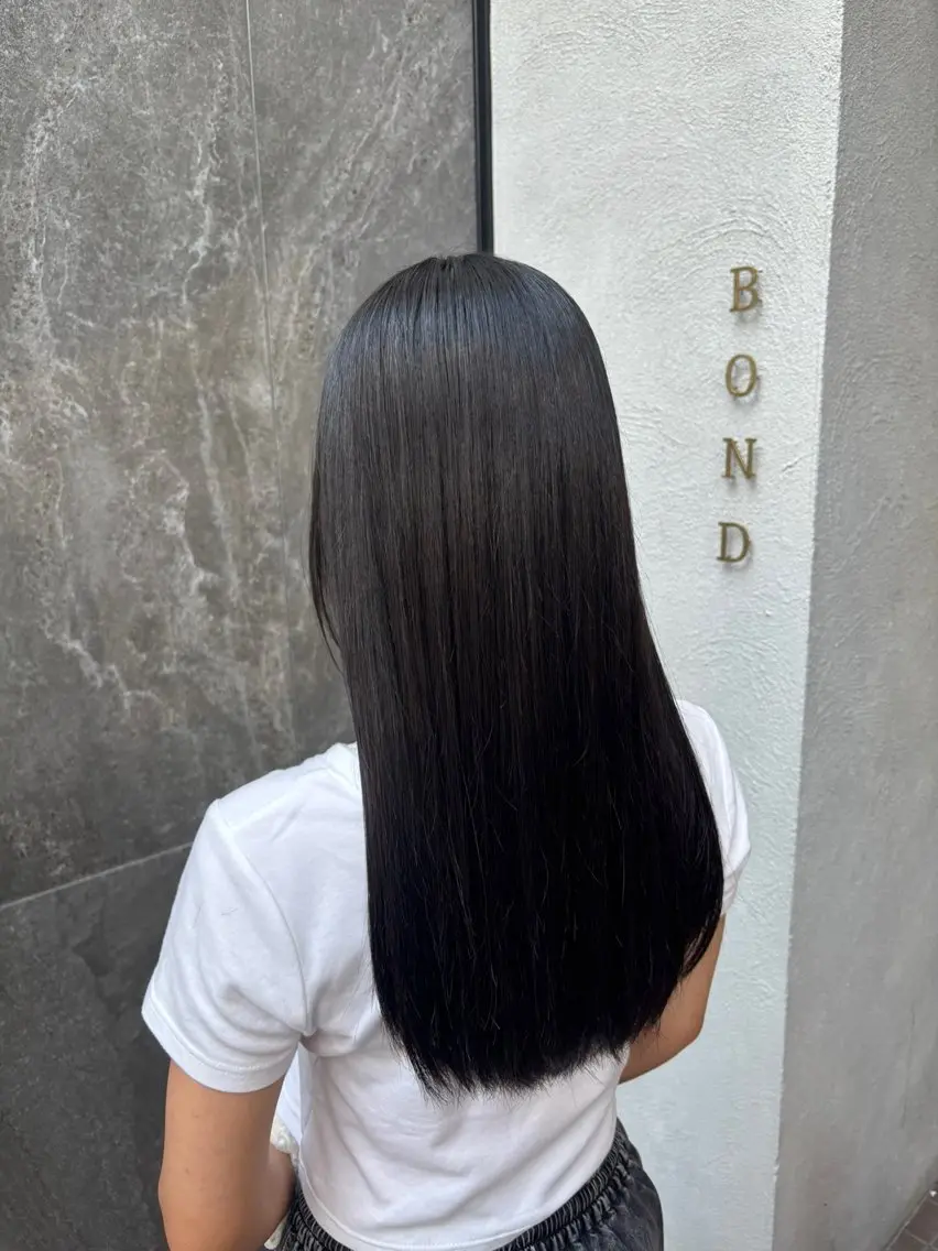カラー 縮毛矯正 石原 望来のヘアスタイル