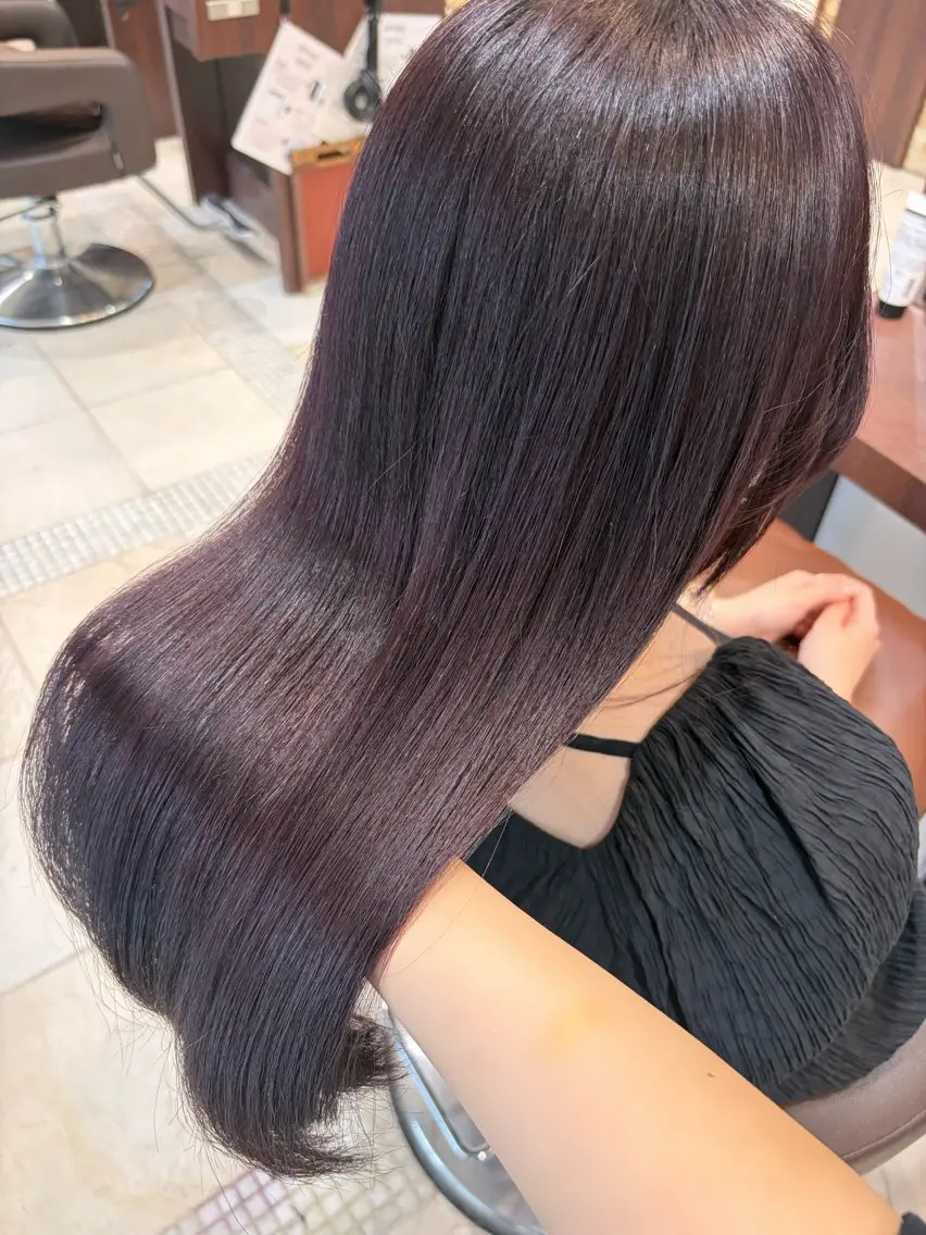 ロング カラー ダブルカラー ヘアカラー 【暖色ハイトーン】 HARUNA🌼のヘアスタイル