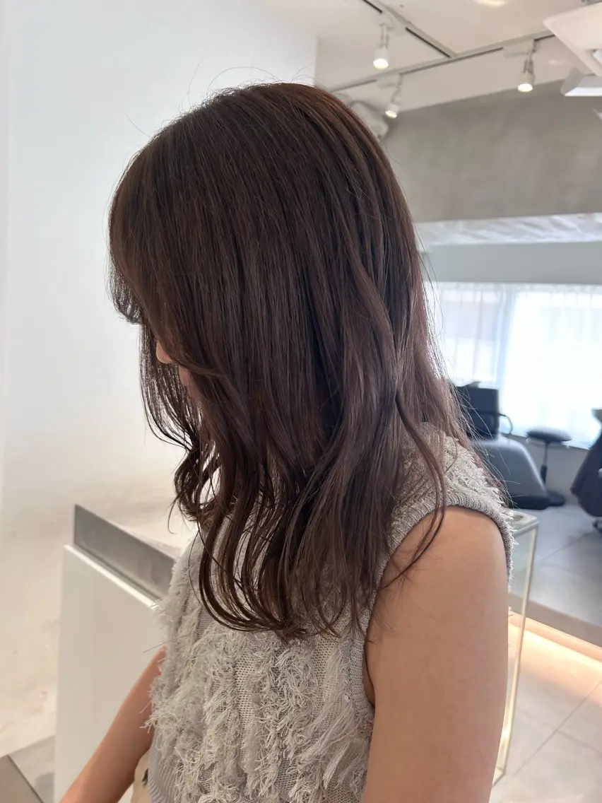 ミディアム カラー 🪞透け感&韓国ヘア 🪞honokaのヘアスタイル