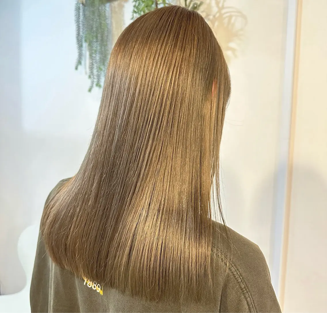 カラー ベージュカラー ヘアカラー Sherry/R 三川町　木村祐里奈のヘアスタイル