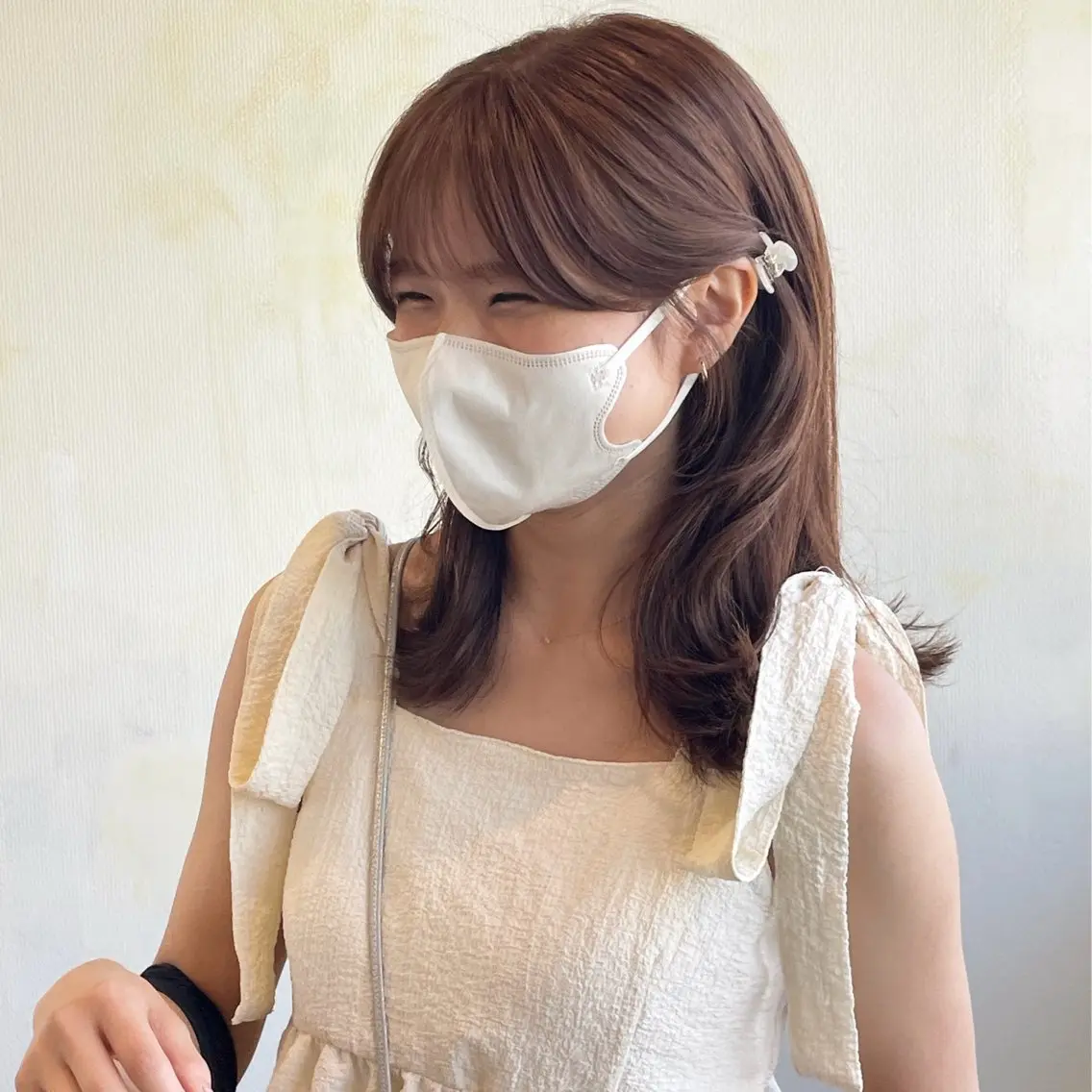 ロング カラー 🍋透け感カラー🍃 オリーブ🍐Kahoのヘアスタイル