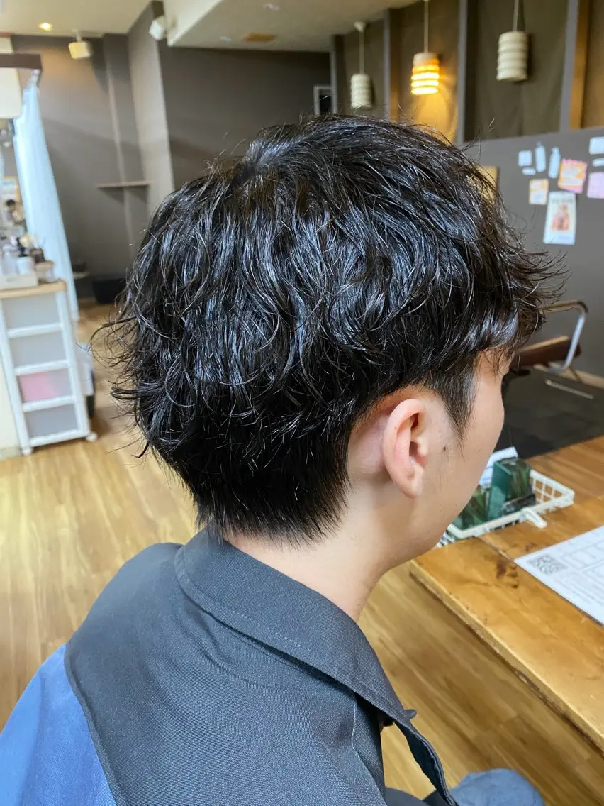 パーマ メンズ メンズパーマ カット パーマ メンズ特化美容師 Ryoのヘアスタイル