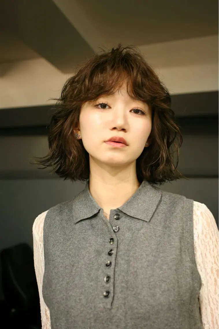 ショート カット パーマ 渋谷美容師 vain はるのヘアスタイル
