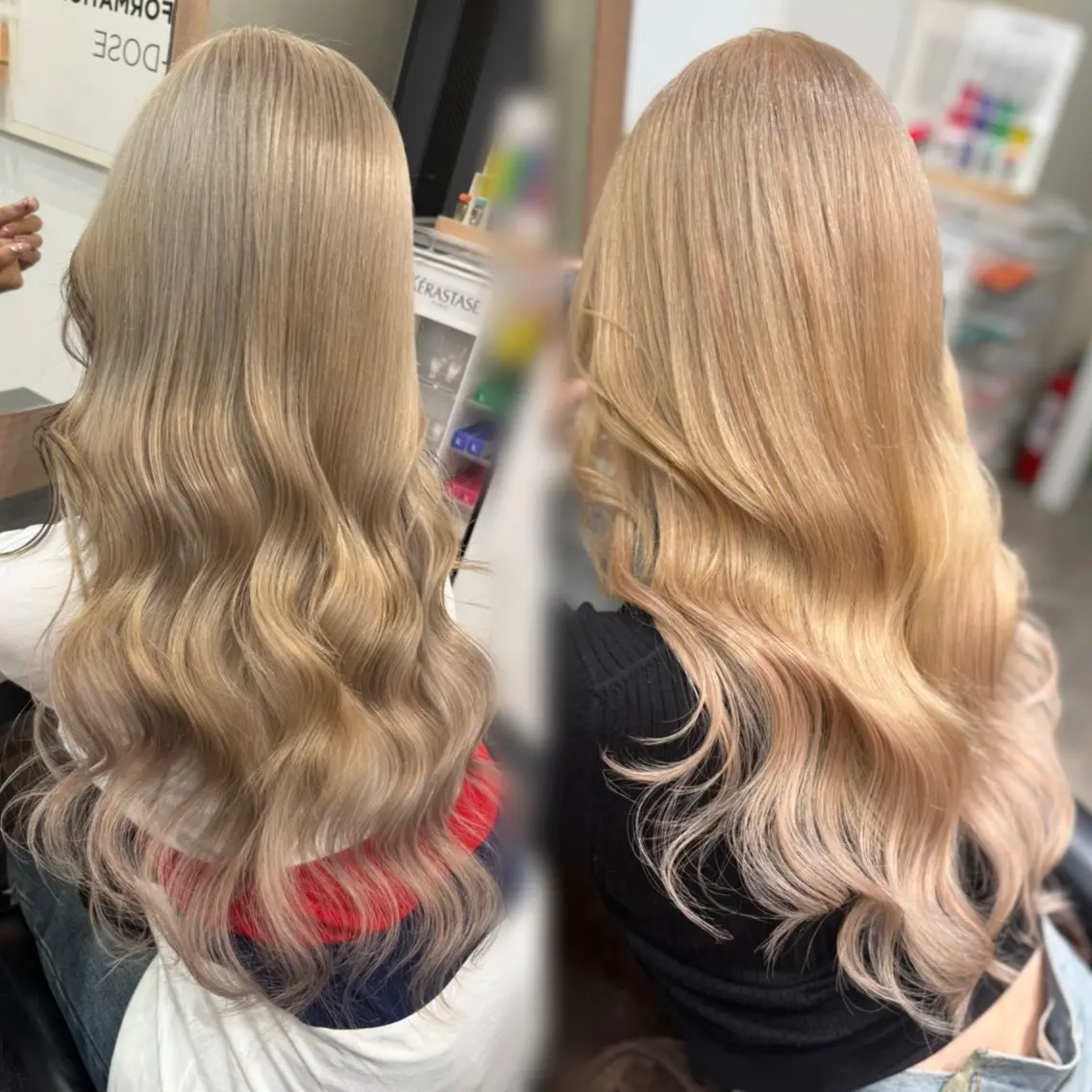 ロング カラー ベージュカラー エクステ ロング ヘアカラー エクステ 横浜/エクステ特化× 艶カラー/あいかのヘアスタイル