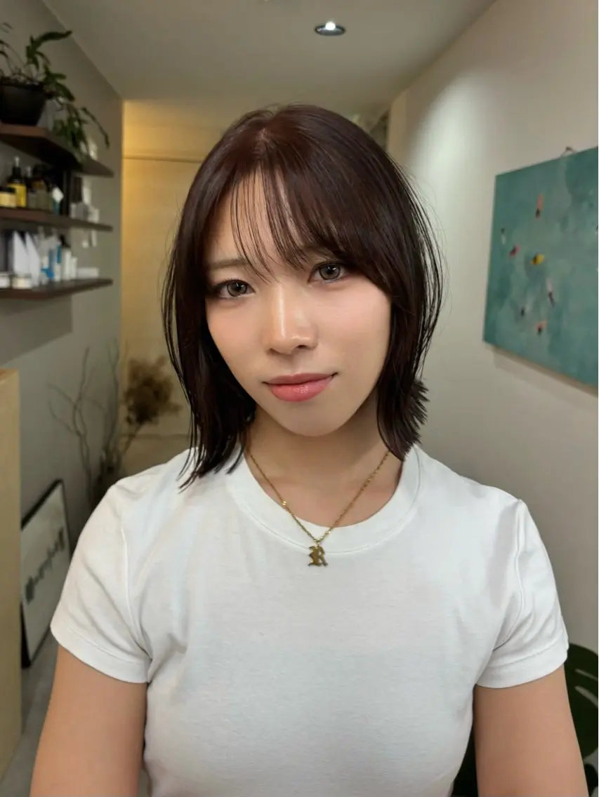 ショート カラー 權軒 真尋 /モデル様募集中のヘアスタイル