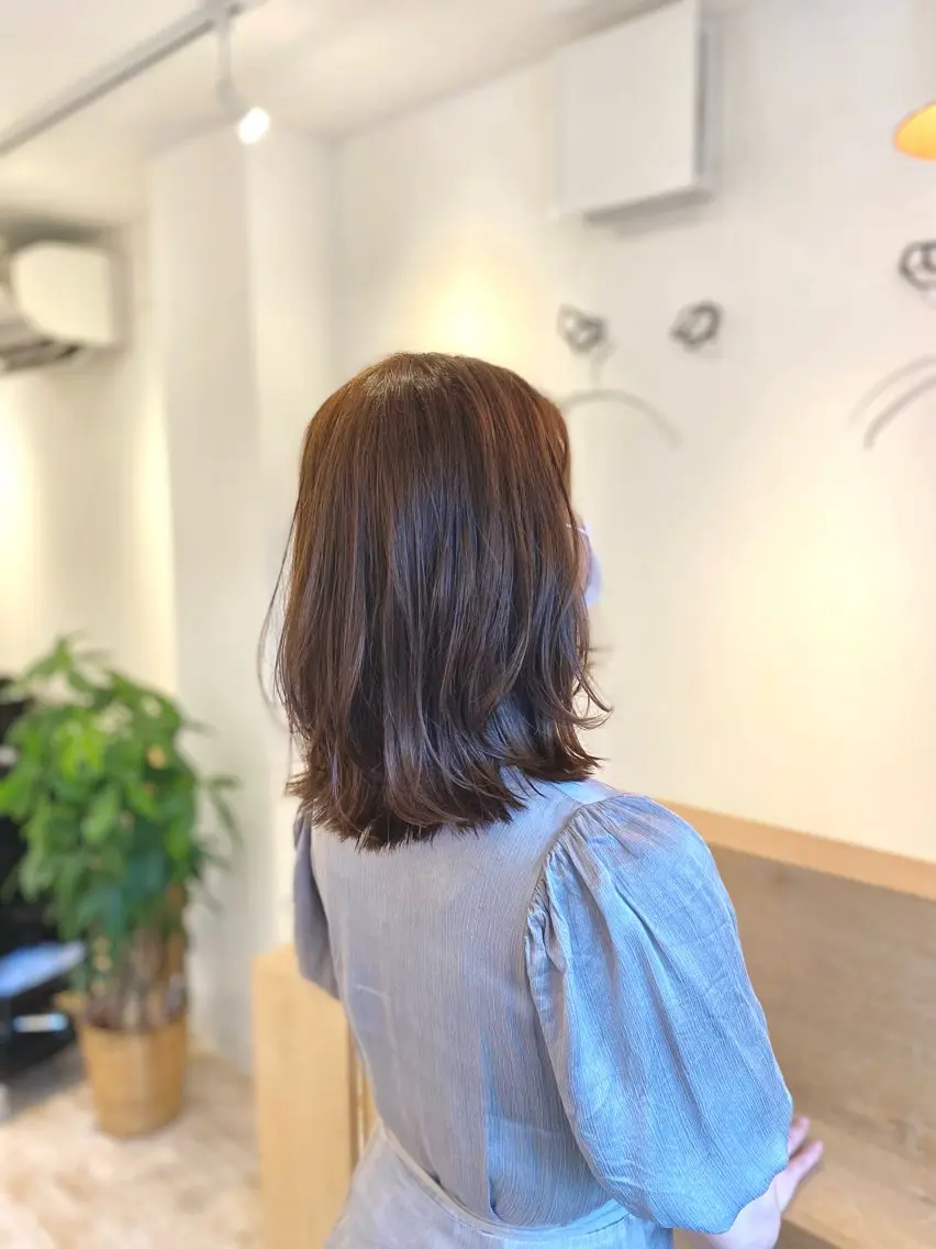 ミディアム 天下 かすみのヘアスタイル