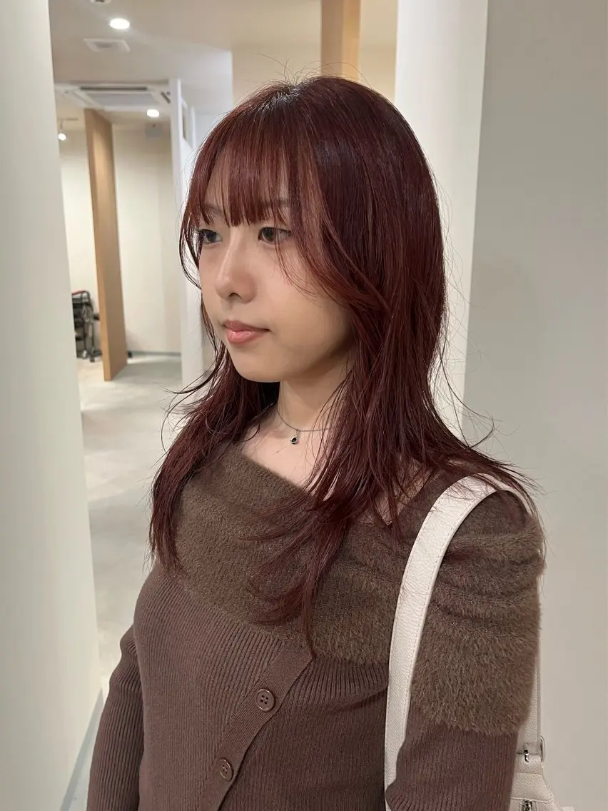 セミロング カラー レイヤーカット カット ヘアカラー トリートメント china/ボブ /似合わせカラーのヘアスタイル
