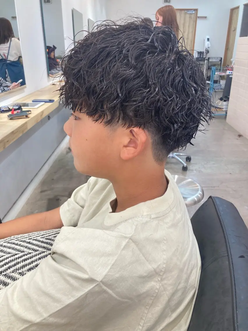 パーマ ツイストスパイラルパーマ スパイラルパーマ 松谷 遼のヘアスタイル