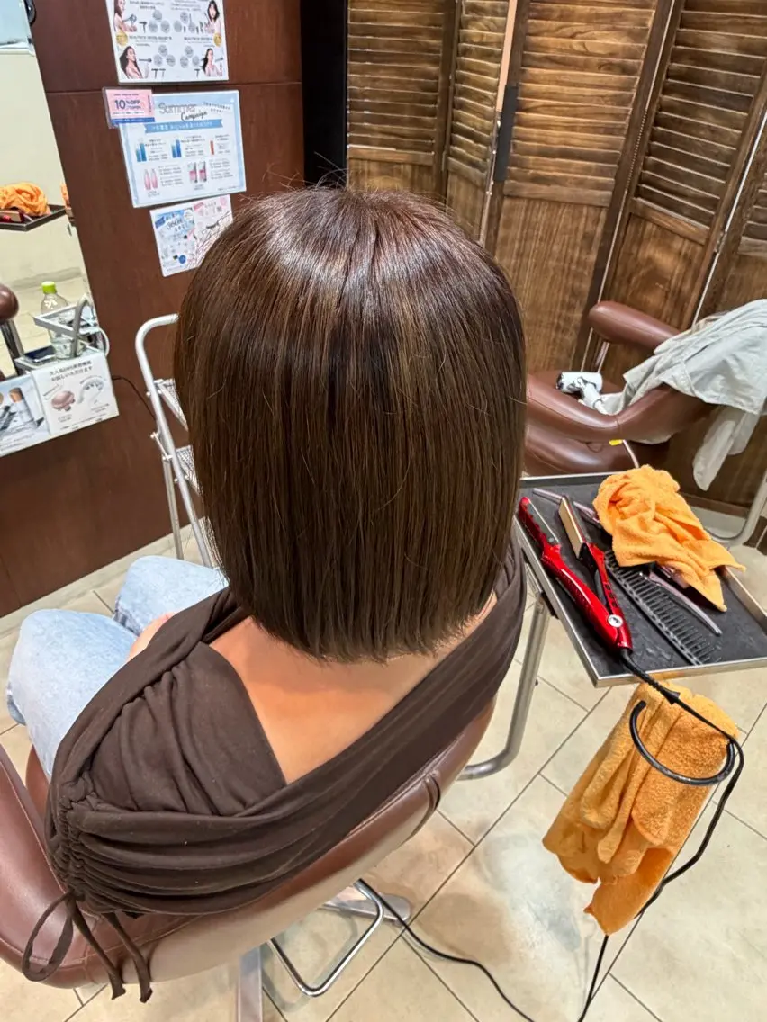 ショート ヘアカラー 清水 悠希のヘアスタイル