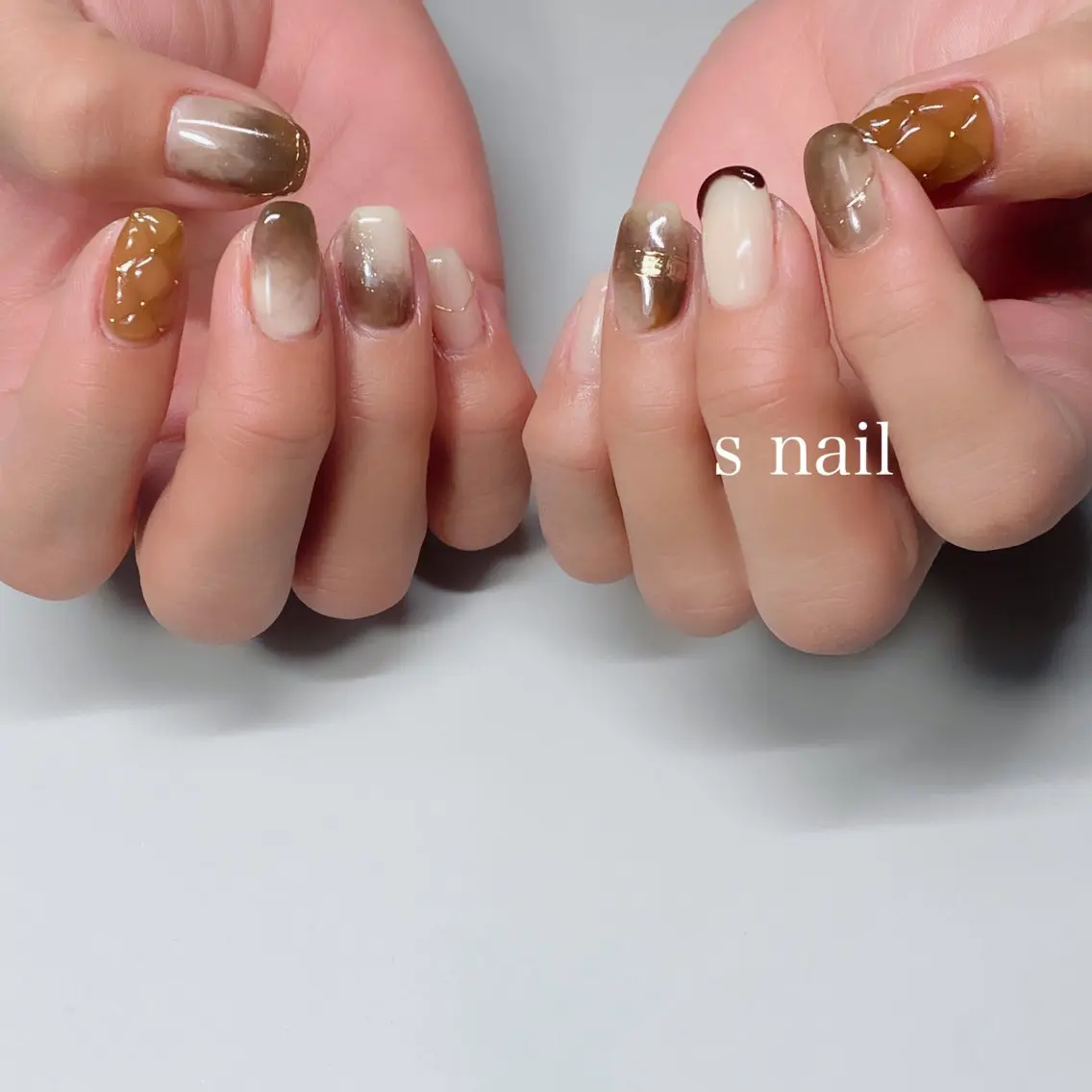 ネイル アートネイル ハンドネイル s nail さとよしみゆきのネイルデザイン