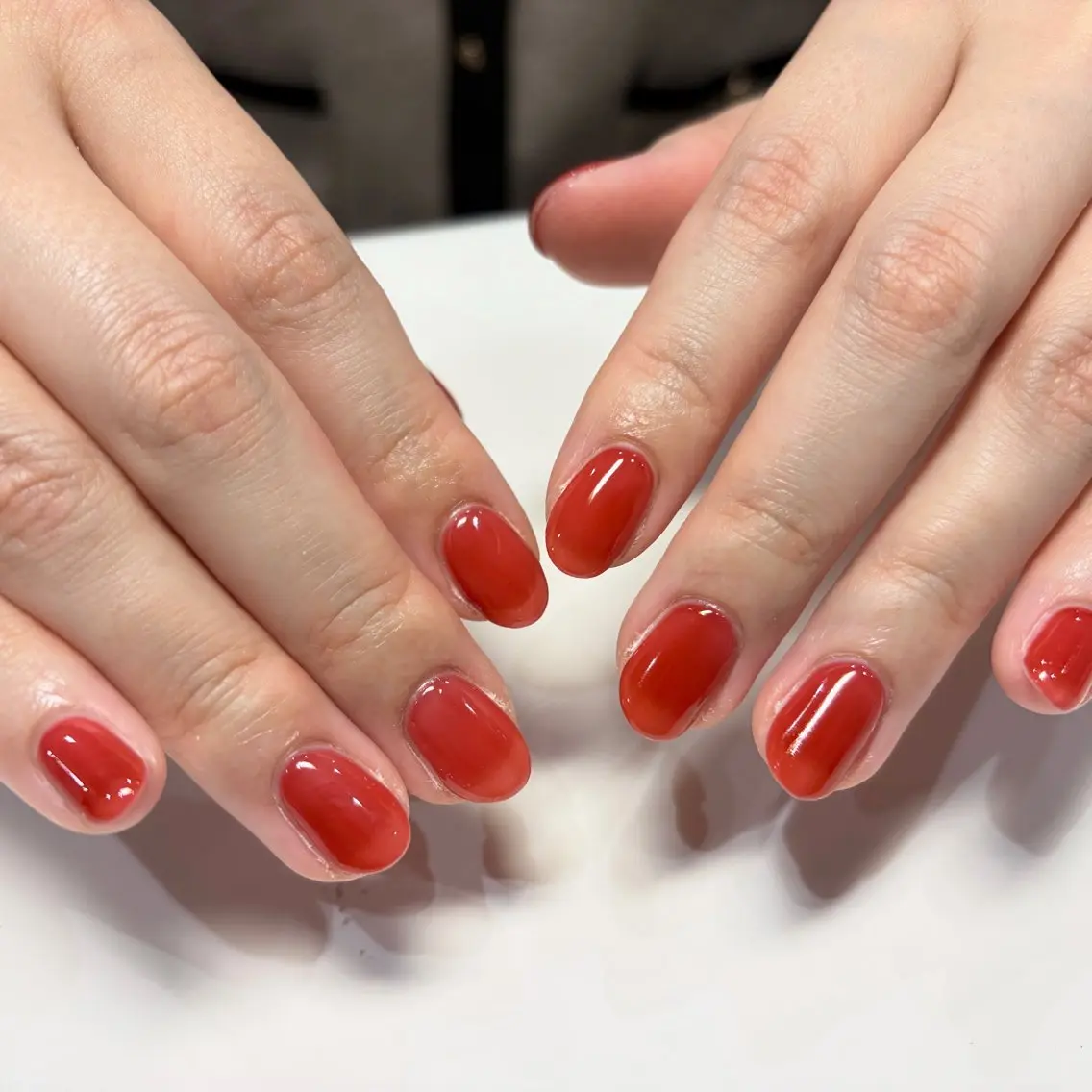 ネイル ワンカラーネイル 3Qnail Akazawaのネイルデザイン