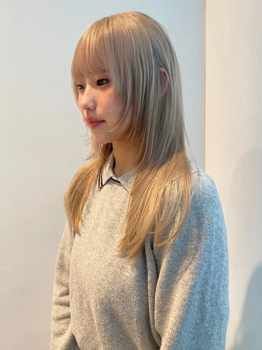 ロング カラー カット ヘアカラー トリートメント mai / linoah˚✧のヘアスタイル
