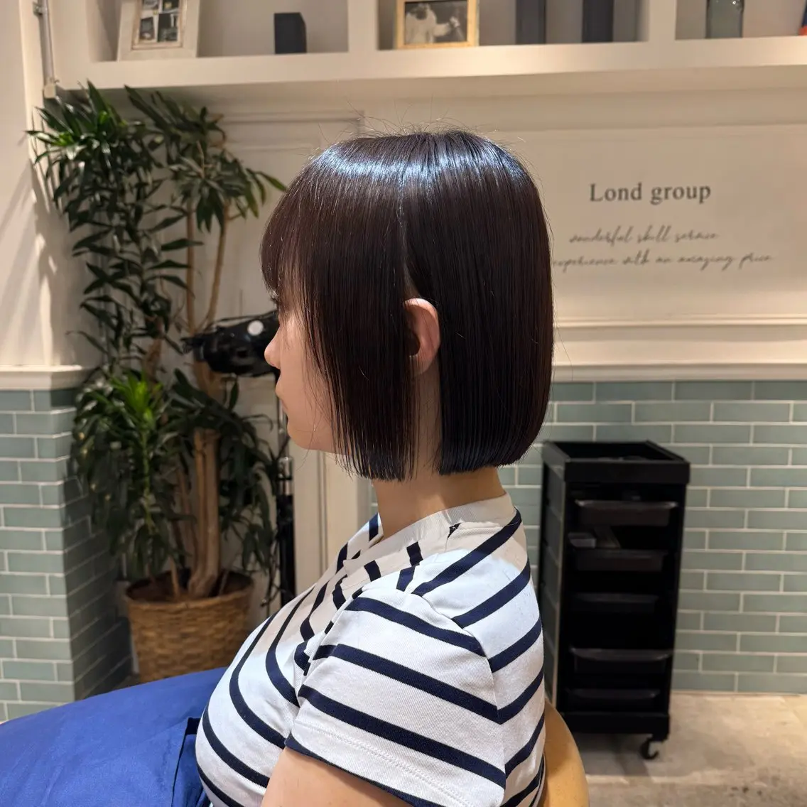 ミディアム ボブ 髪質改善 カット ヘアカラー トリートメント ヘアセット 髪質改善/ボブ /韓国/erikoのヘアスタイル