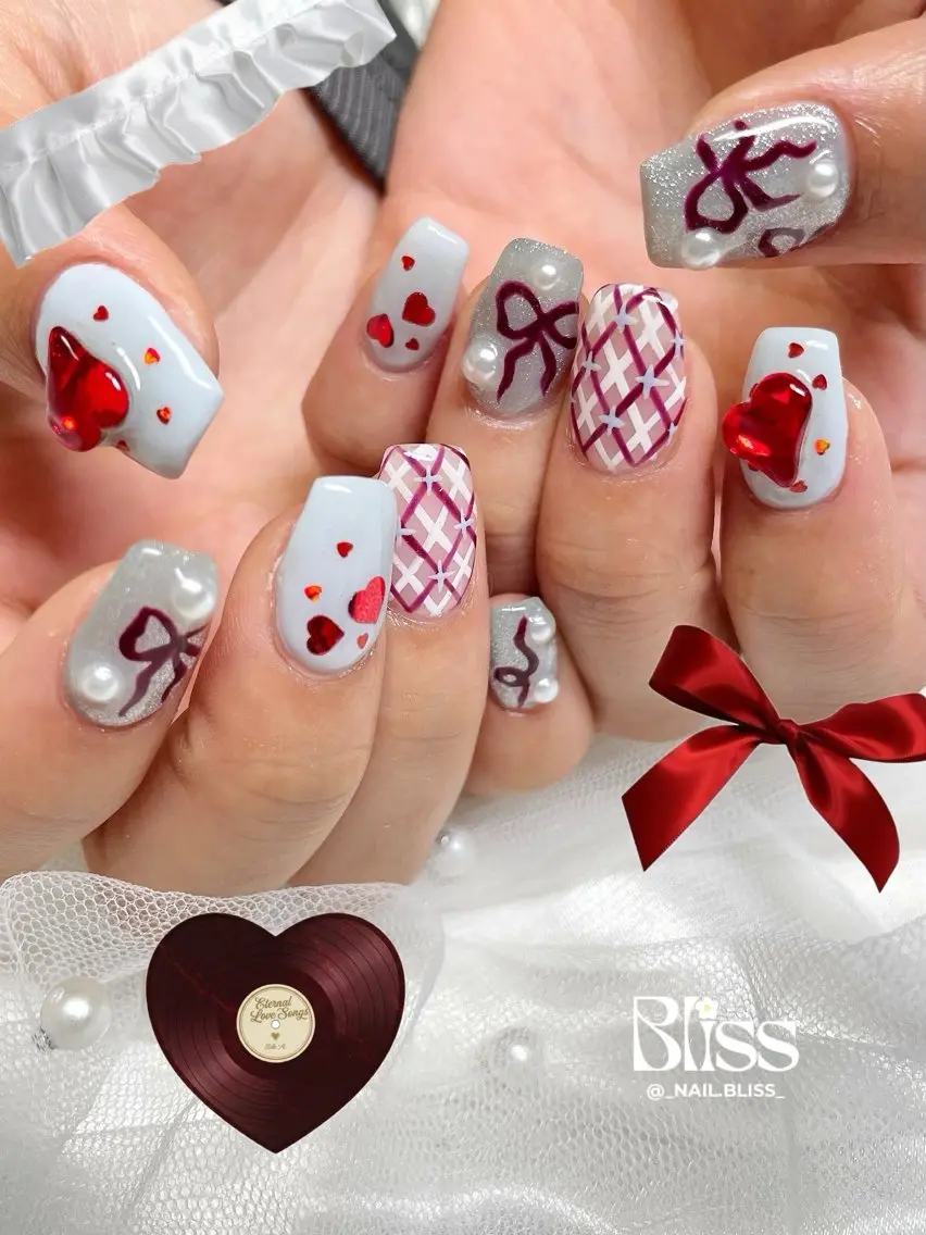 ネイル マグネットネイル 持ち込み ハンドネイル NAIL BLISSのネイルデザイン