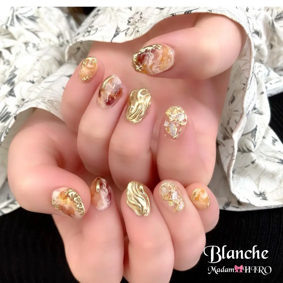ネイル ニュアンスネイル Lianネイル 寛子Lianのネイルデザイン