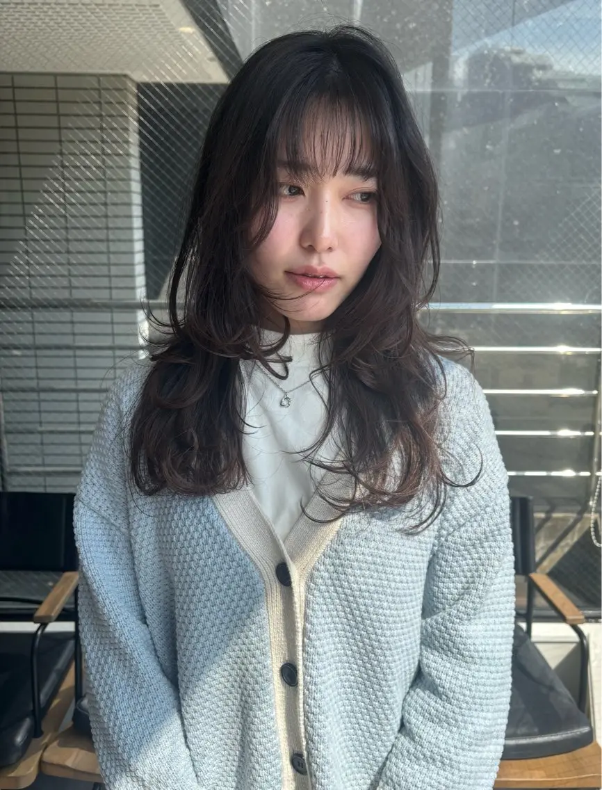 ロング ヘアカラー 横田 凜子~yaanのヘアスタイル