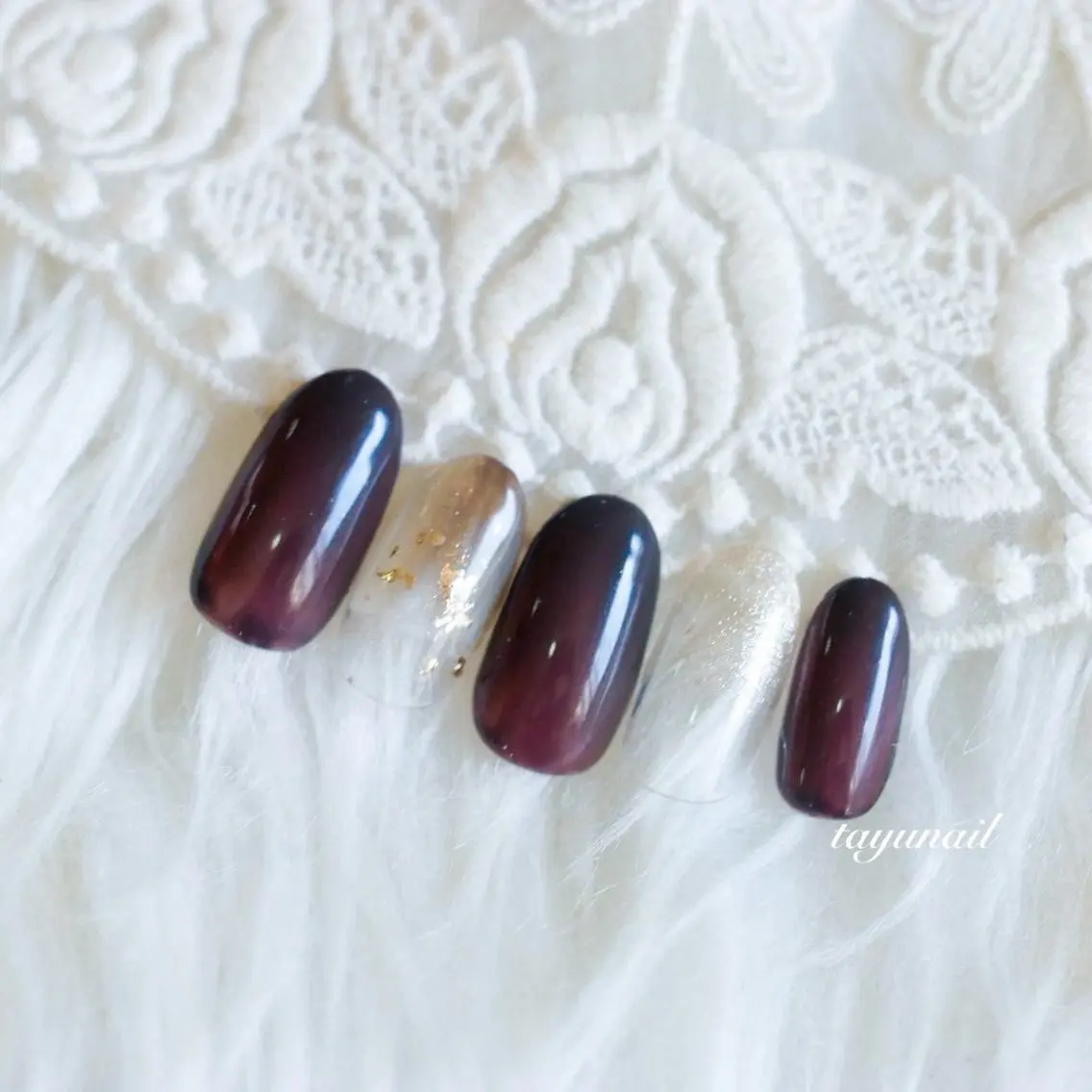 ネイル アートネイル ジェルネイル パラジェル シンプルネイル ネイルサロン 【たゆnail】小中のネイルデザイン