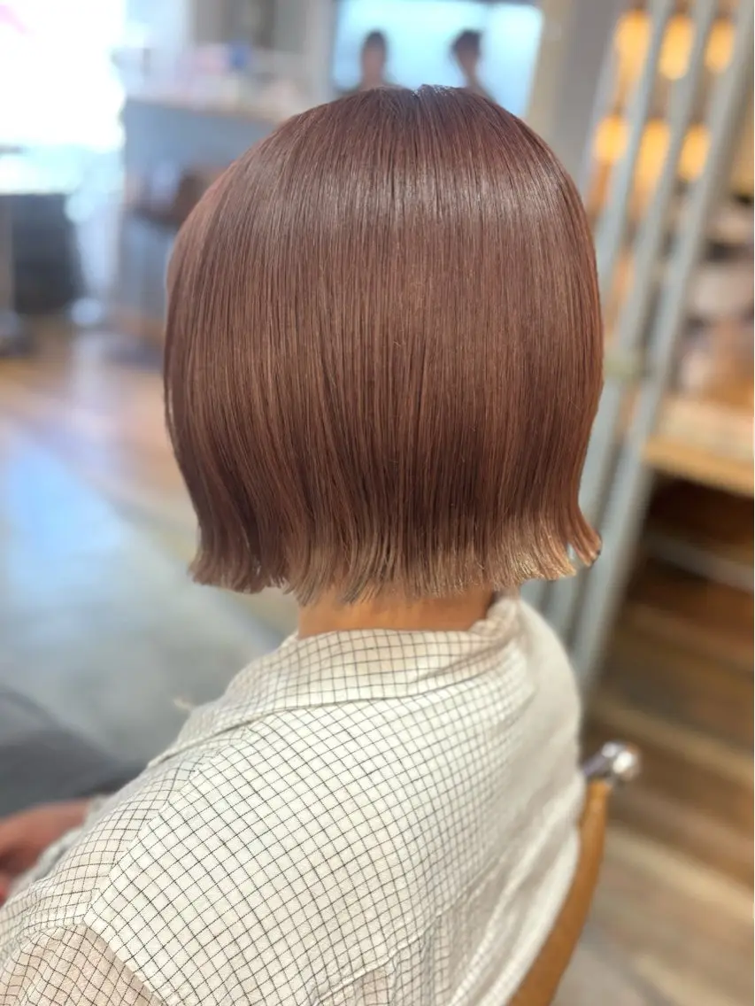 ショート カラー カット ヘアカラー トリートメント 髪質改善/ヘアケア coiiはしもとはなのヘアスタイル