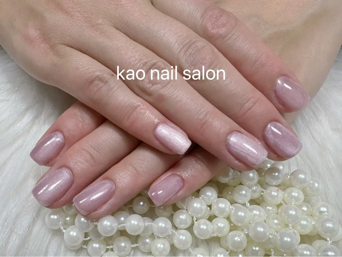 ネイル ハンドネイル kao nail マグネット/長さだしのネイルデザイン