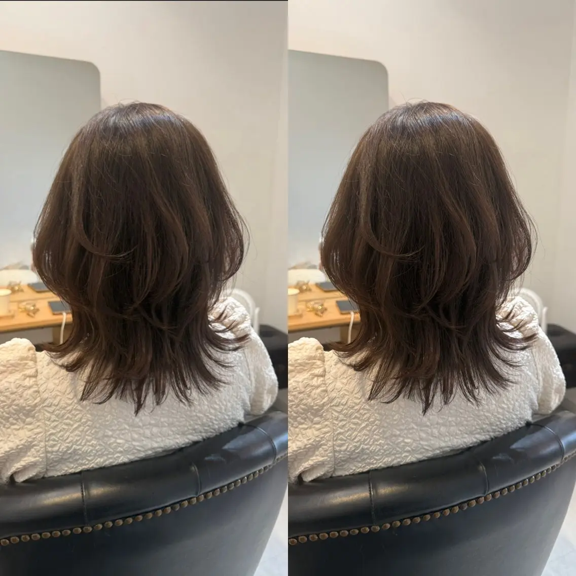 ミディアム くびれヘア レイヤーカット 川崎　レイヤーカット /江口真正のヘアスタイル