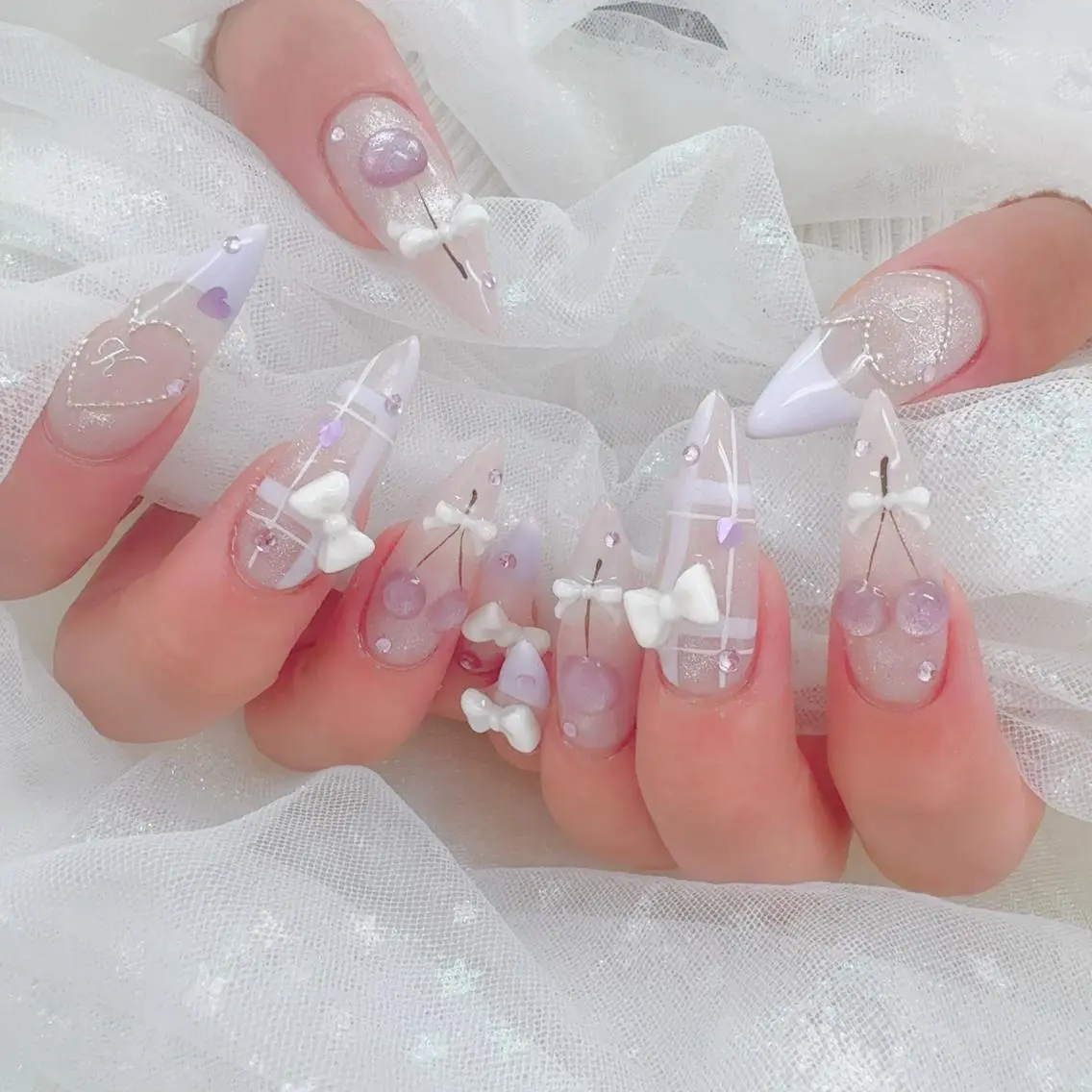 セミロング ハンドネイル CHOnail 道玄坂のネイルデザイン