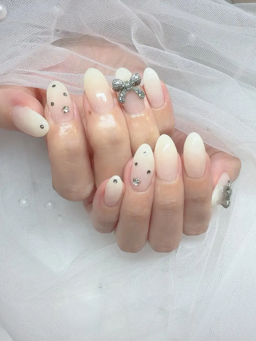 ネイル グラデーション ハンドネイル teddybear nailsのネイルデザイン