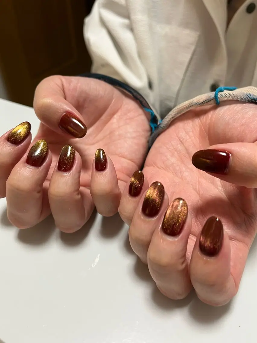 ネイル マグネットネイル SAKU nail 作島茜のネイルデザイン