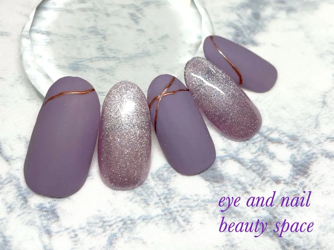 ネイル マグネットネイル マットネイル ニュアンスネイル ハンドネイル Nail❁Eye SERIのネイルデザイン