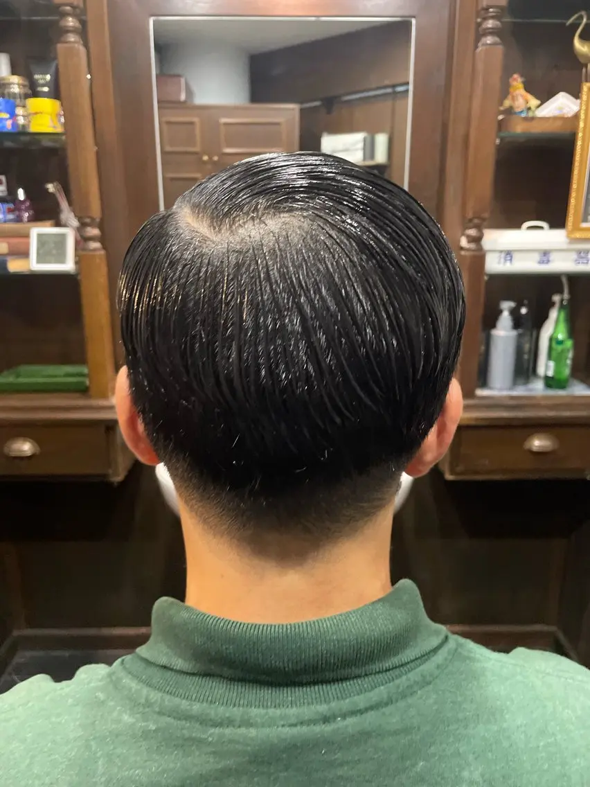 メンズ 京都フェードカット 田嶋勇祐のヘアスタイル