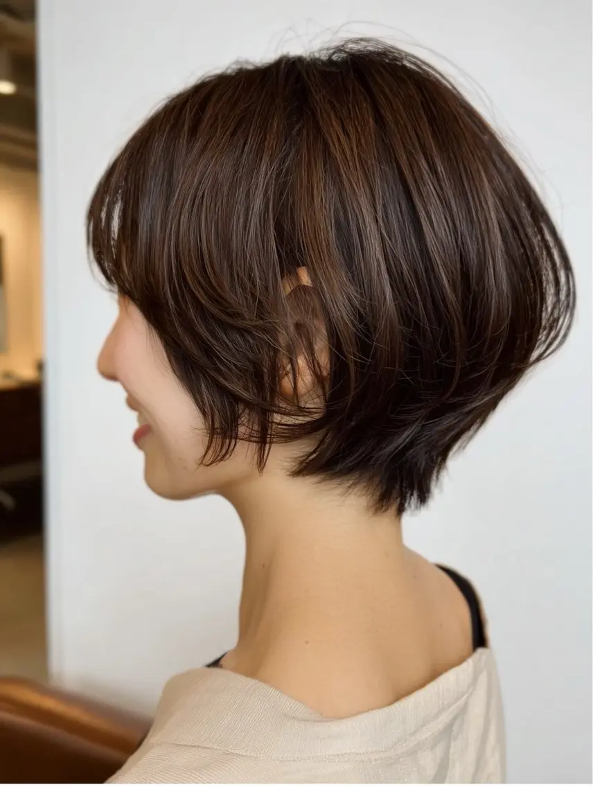 ショート ショートヘア ロゼ 神田 雅春のヘアスタイル