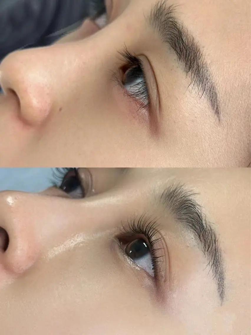 【目の形に合わせたロッド提案】ラッシュリフト*まつげパーマの写真