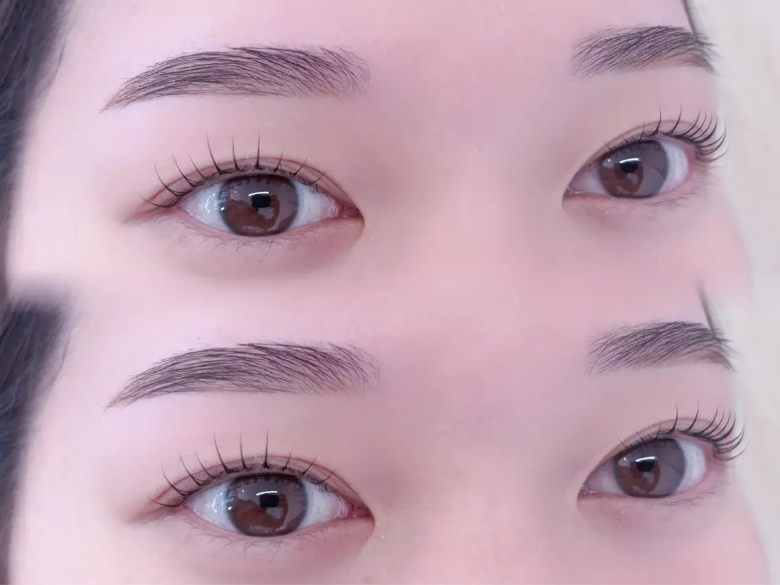 minimo限定🪽ラッシュリフト➕眉毛ワックスの写真