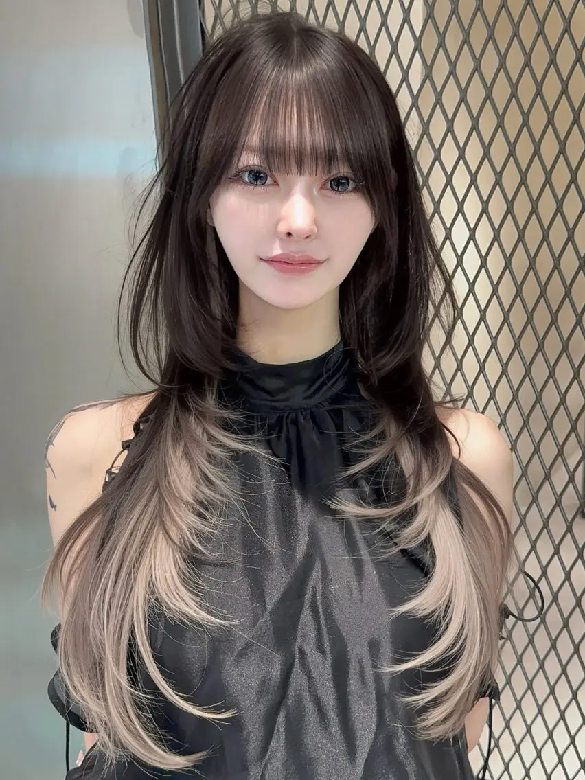 ロング レイヤーカット 佐渡優 365連勤する美容師のヘアスタイル