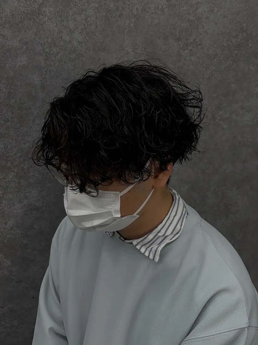 パーマ メンズ カット パーマ 🔥メンズ職人🔥 ✂️加瀬澤駿✂️のヘアスタイル