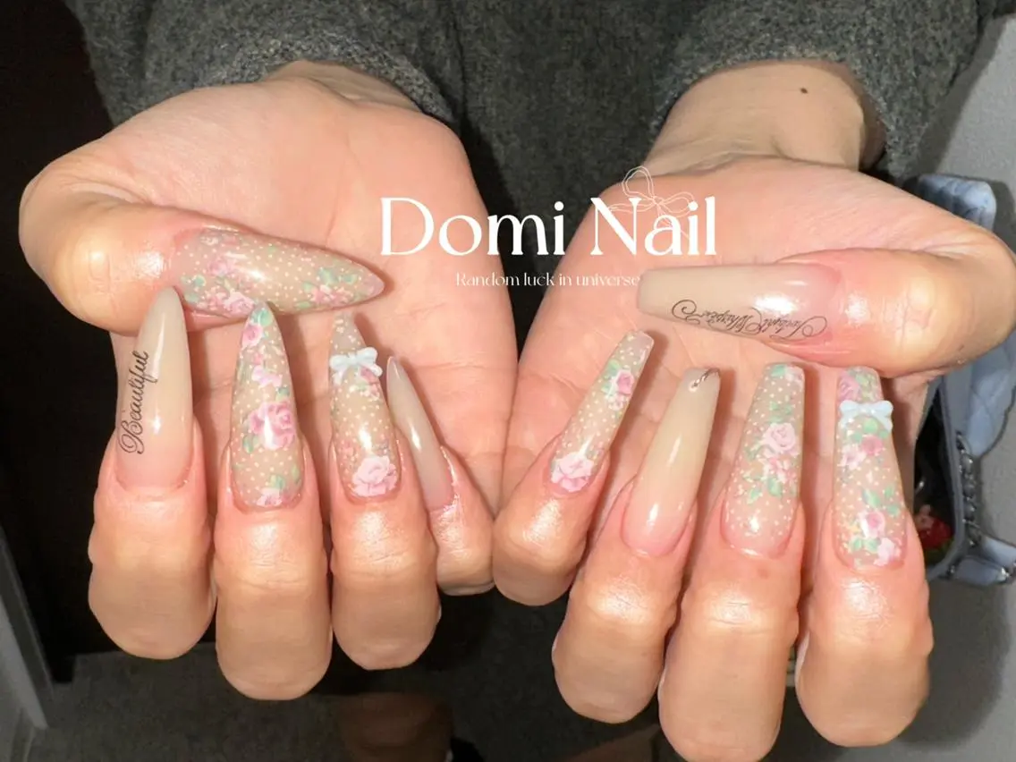 ネイル 持ち込み ネイルチップ ハンドネイル Domi Nail Salonのネイルデザイン