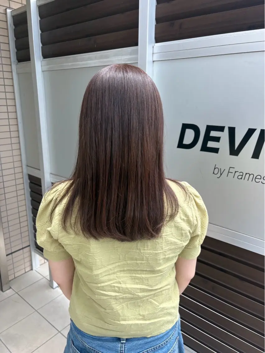 カラー hinata 🩵のヘアスタイル