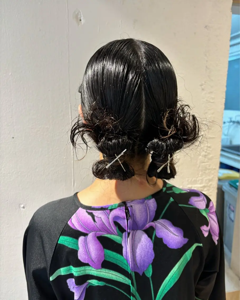 ヘアアレンジ ヘアセット サソウ ユリエ🥥のヘアスタイル