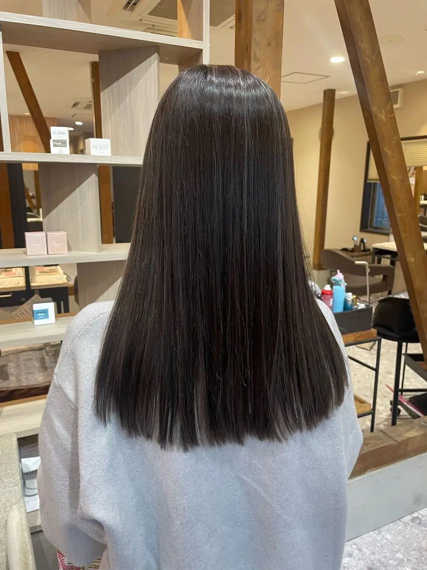 ロング カラー 髪質改善カラー🌈✨ 加藤 愛のヘアスタイル
