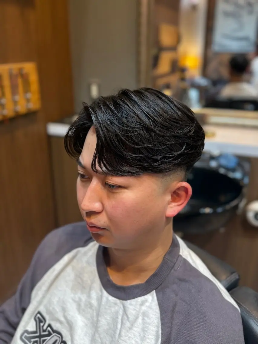カットニュアンスパーマの写真