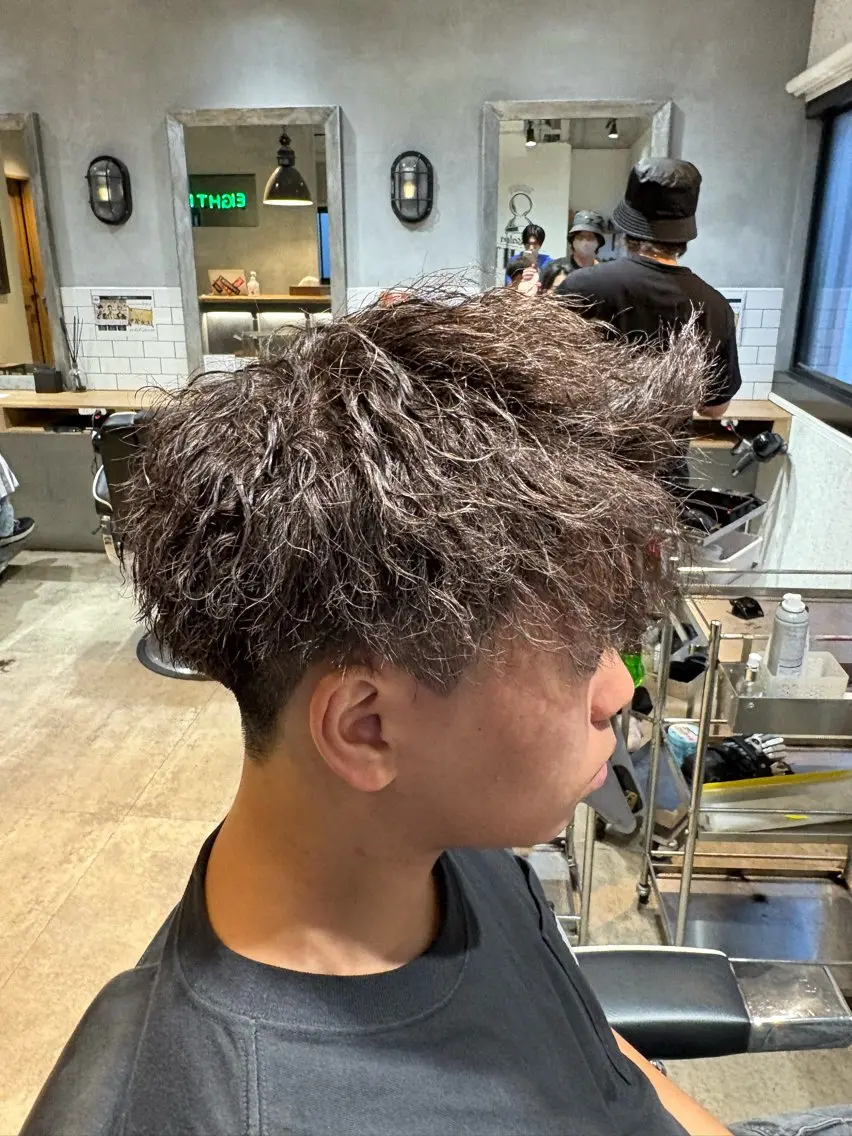 パーマ メンズ カット パーマ 清水 men'sパーマ特化のヘアスタイル