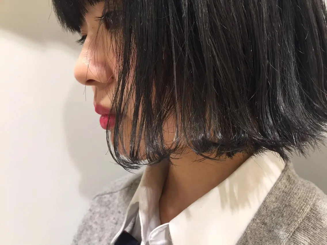 ショート カラー レイヤーカット✂️ 横浜No1♡下鳥翔子のヘアスタイル