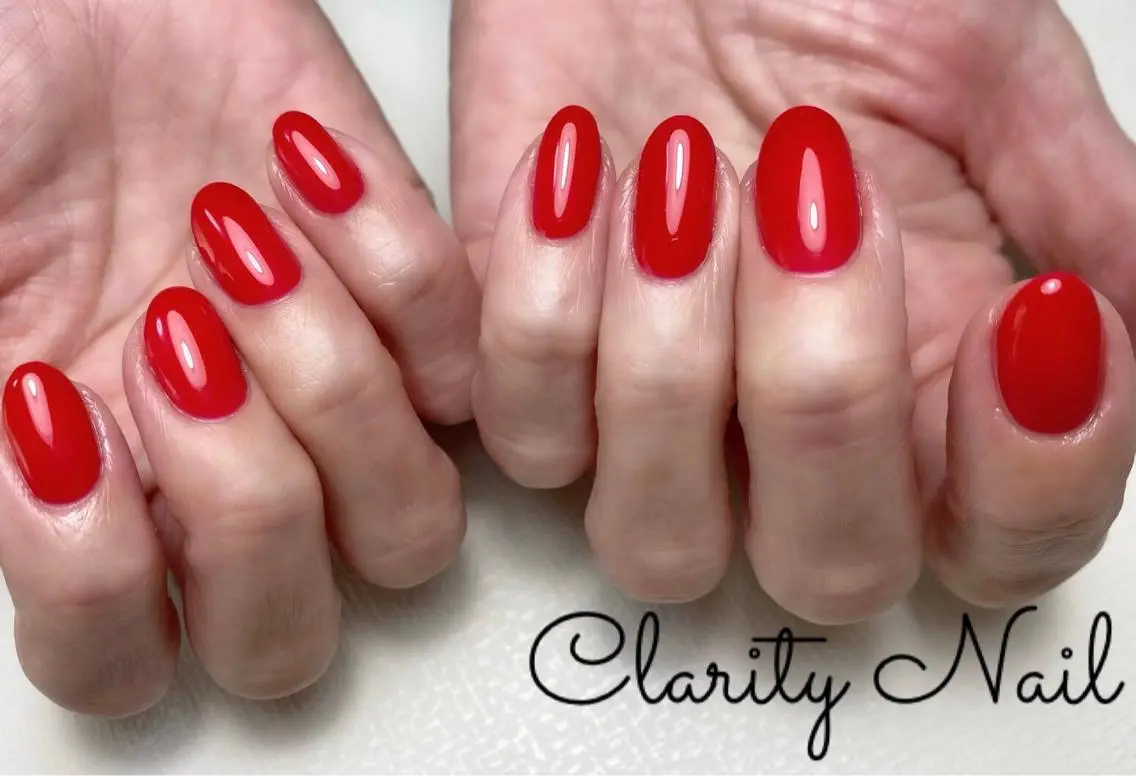 ネイル ワンカラーネイル ハンドネイル Clarity Nailのネイルデザイン