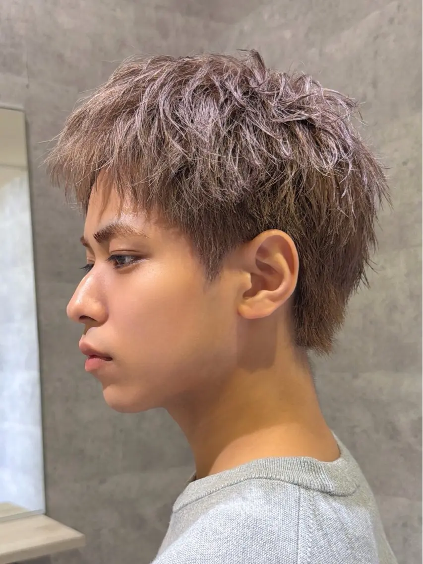カラー メンズ 浅田 志門のヘアスタイル