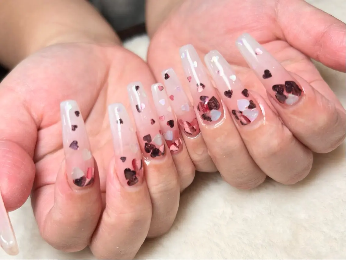 (当日)No.2人気ハンド💅✨【オフ込み】持ち込み5〜7本アートコース(120分以内)💖✨🌈の写真